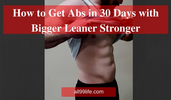 bigger leaner stronger workout 3 day split