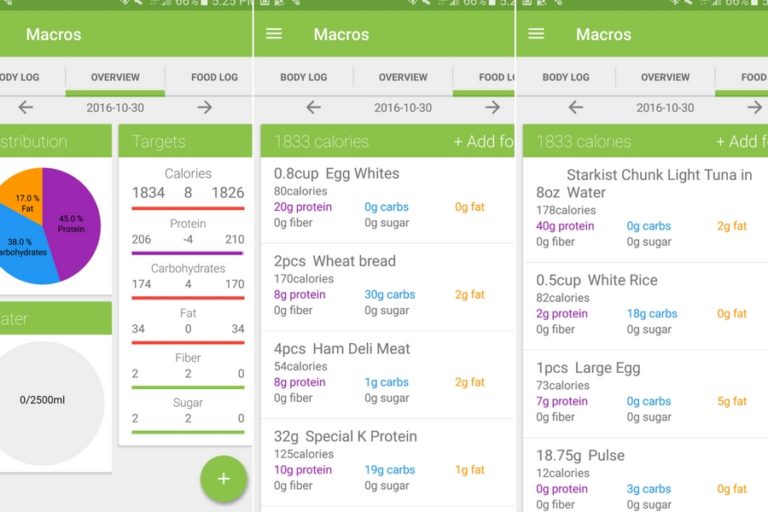 macro tracker meal planner